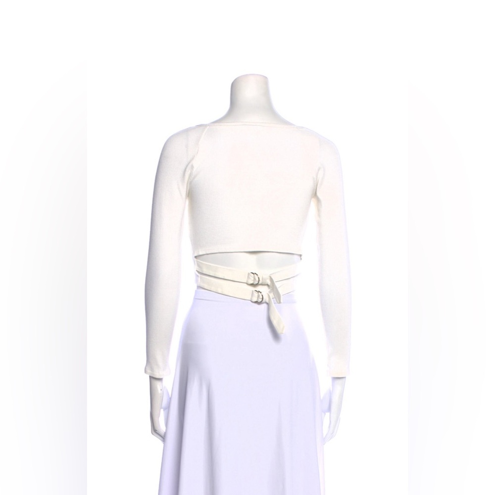 Fleur Du Mal White Shirt with Buckles